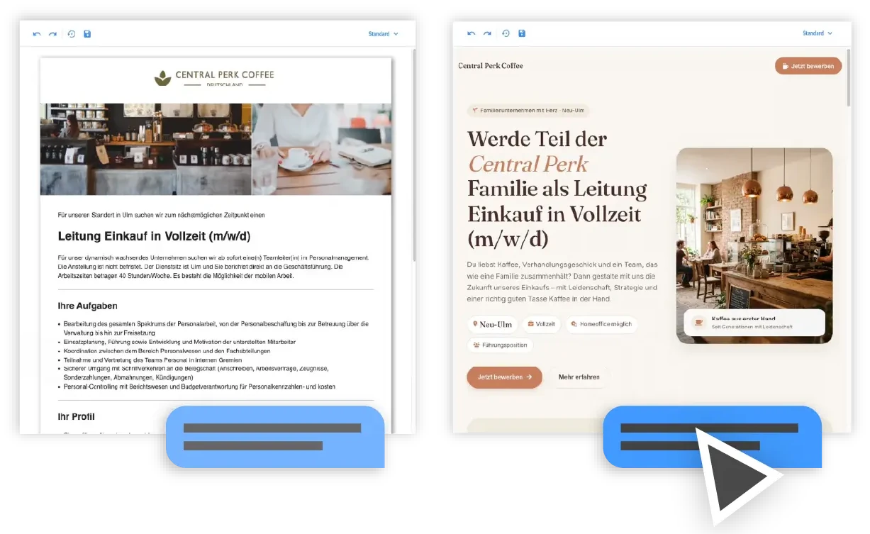 Volle Kontrolle über Ihre Ausschreibung